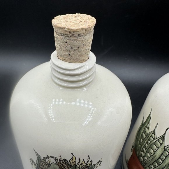 Otagiri Cruet Oil & Vinegar Bottle Jug Mary Hughes Corn & Peas Vintage 1997 - Picture 12 of 13